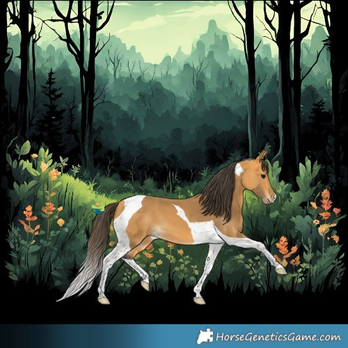 Horse Color:Buckskin Tobiano 