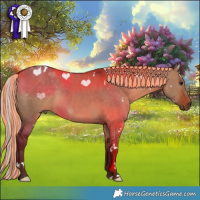 Horse Color:Painted White Spotted Silver Brown Dun 