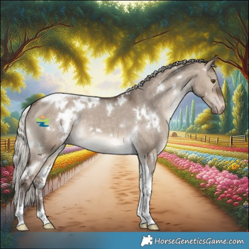 Horse Color:White Spotted Silver Brown Dun Tobiano Appaloosa 