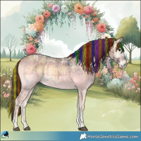 Horse Color:Painted Plaid  Buckskin Ice Onyx Tobiano Rabicano 