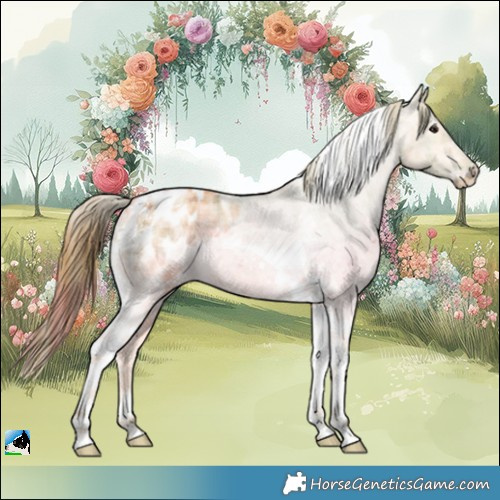 Horse Color:Plaid Buckskin Ice Dun Tobiano Appaloosa Rabicano