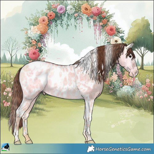 Horse Color:Buckskin Ice Onyx Tobiano Appaloosa 