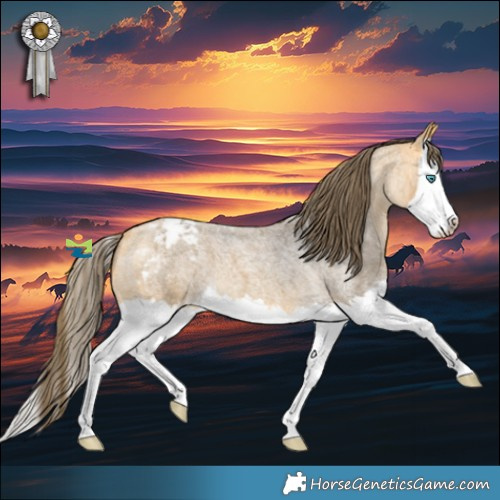 Horse Color:Buckskin Roan Splash Appaloosa 