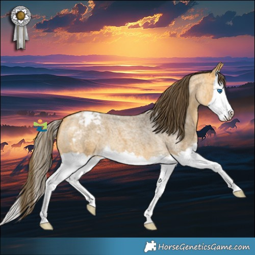 Horse Color:Buckskin Roan Splash Appaloosa 