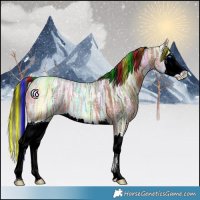 Horse Color:Painted Bay Ice Splash