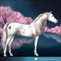 Horse Color:Painted Silver Bay Ice Splash Tobiano