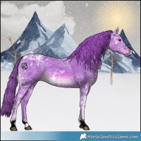 Horse Color:Watercolor Chestnut Ice 