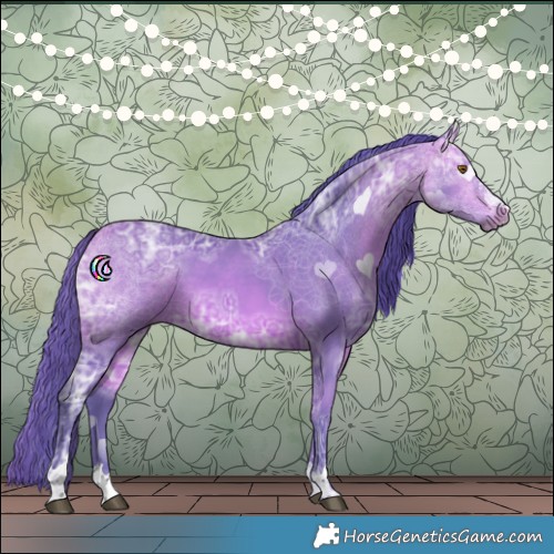 Horse Color:Watercolor Bay Ice 