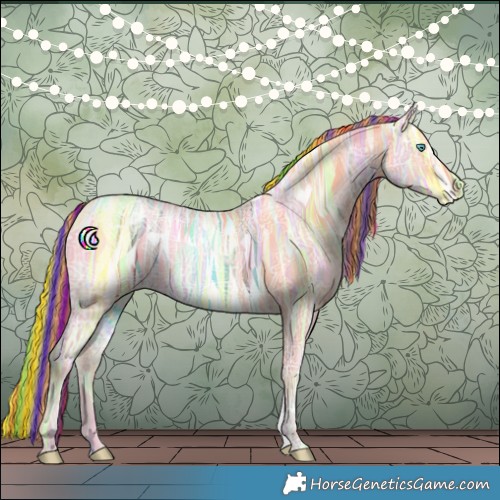 Horse Color:Painted Buckskin Ice Pearl Dun 