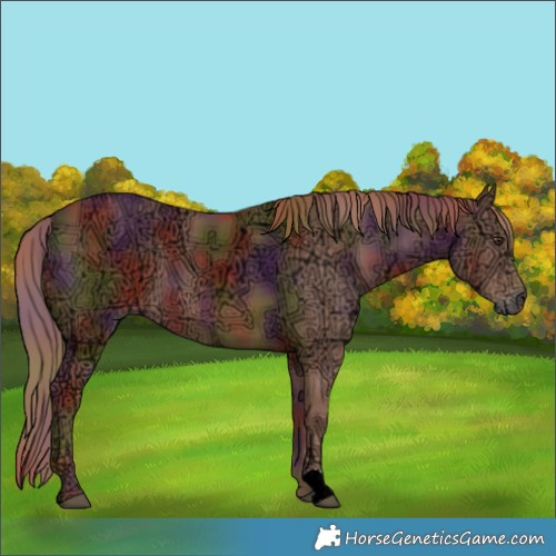 Horse Color:Nacre Chestnut Ice 
