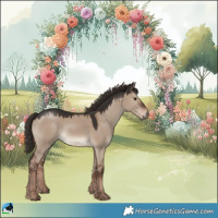 Horse Color:Liver Red Dun 
