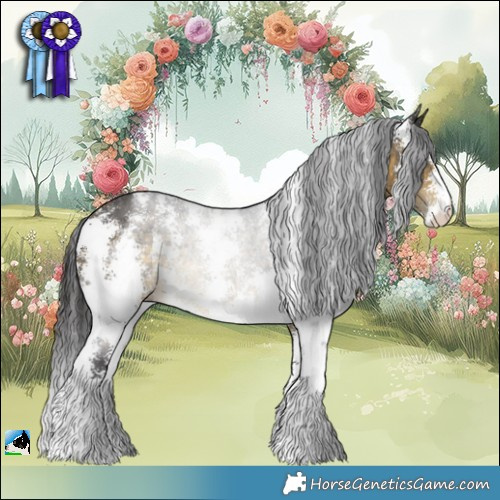 Horse Color:Buckskin Sabino Rabicano 