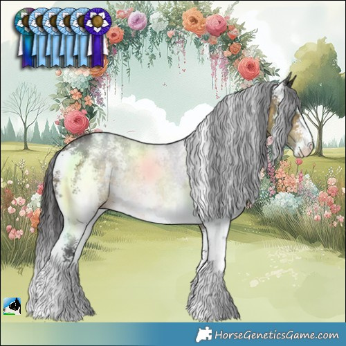 Horse Color:Buckskin Sabino Rabicano 
