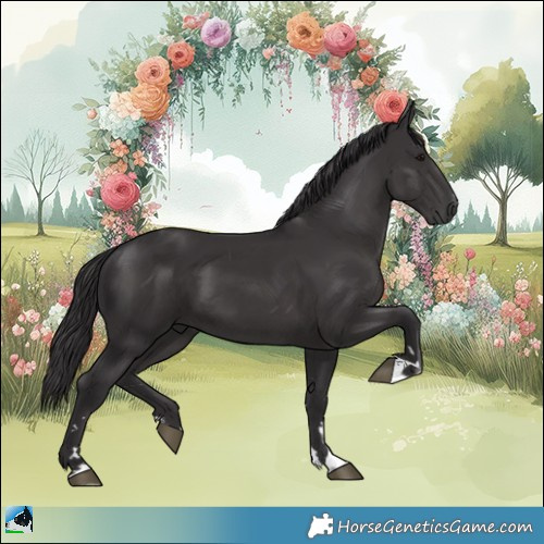 Horse Color:Smoky Black 