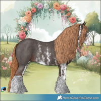 Horse Color:Liver Chestnut Sabino 