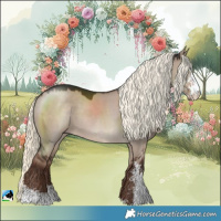 Horse Color:Liver Red Dun Mushroom Sabino 