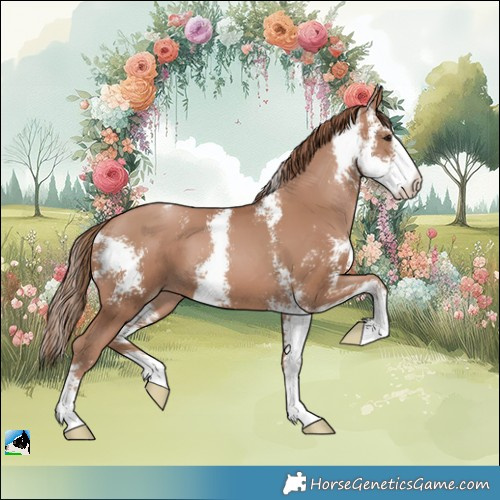 Horse Color:Black Pearl Sabino 