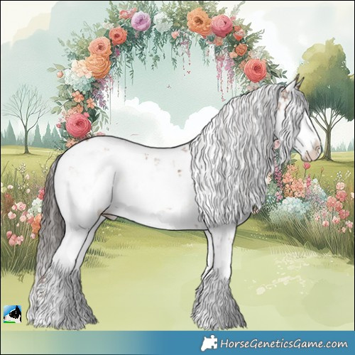 Horse Color:Classic Champagne Onyx Sabino 