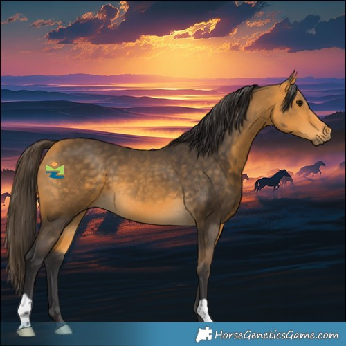 Horse Color:Buckskin 