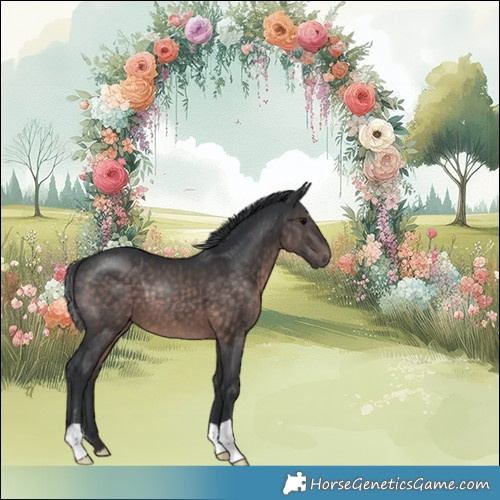 Horse Color:Platinum Brown 