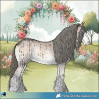 Horse Color:Liver Red Dun Onyx Mushroom Sabino Brindle 