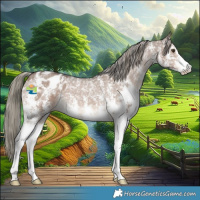 Horse Color:Liver Red Dun Mushroom Sabino Appaloosa 