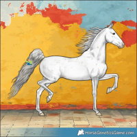 Horse Color:Liver Red Dun Mushroom Sabino Snowflake Varnish 