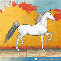 Horse Color:Liver Chestnut Sabino