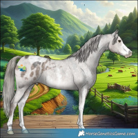 Horse Color:Liver Red Dun Mushroom Sabino Appaloosa Brindle