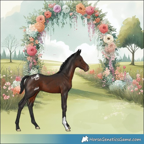 Horse Color:Liver Chestnut Appaloosa 