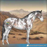 Horse Color:White Spotted Brown Sabino 