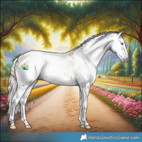 Horse Color:Gray White Spotted Chocolate Palomino Dun Mushroom Splash Frame Appaloosa Rabicano 