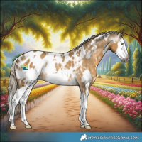 Horse Color:Gray White Spotted Chocolate Palomino Dun Mushroom Splash Frame Appaloosa Rabicano 
