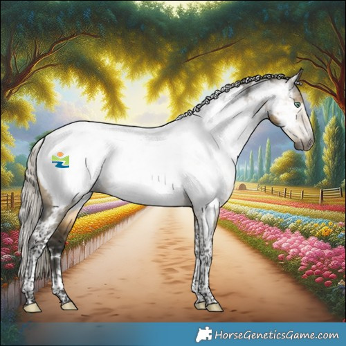Horse Color:Gray White Spotted Silver Buckskin Dun Mushroom Tobiano Frame Appaloosa Rabicano 