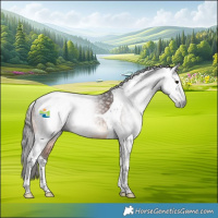 Horse Color:Gray Bay Tobiano 