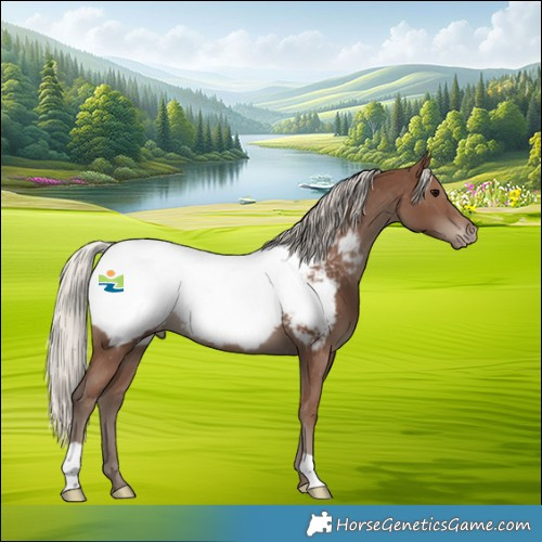 Horse Color:Silver Black Appaloosa 