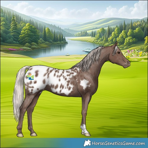 Horse Color:Silver Black Blanket 