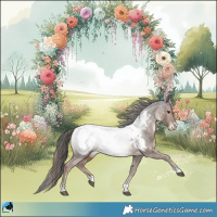 Horse Color:Liver Chestnut Near Fewspot Rabicano