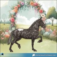 Horse Color:Liver Chestnut Mushroom Appaloosa 