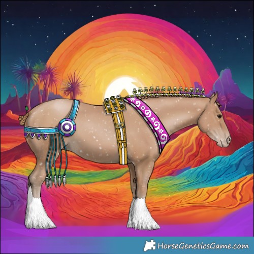 Horse Color:Black Pearl Appaloosa 