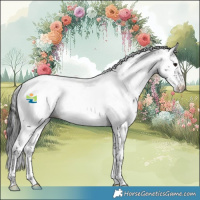 Horse Color:Black Sabino Near Fewspot 