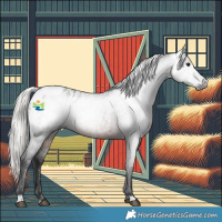 Horse Color:Gray Silver Brown Appaloosa