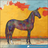 Horse Color:Nacre Brown 