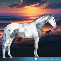 Horse Color:Painted Watercolor Silver Buckskin Ice Splash Tobiano