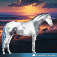 Horse Color:Painted Watercolor Silver Buckskin Ice Splash Tobiano