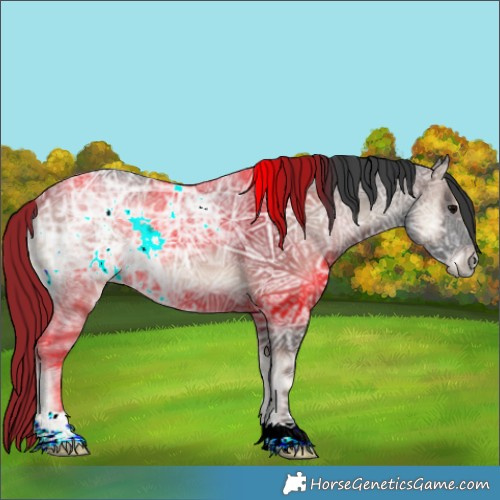 Horse Color:Blue Onyx Ice 