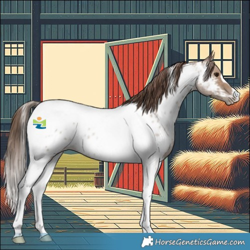 Horse Color:Classic Champagne Roan Tobiano Appaloosa Rabicano 
