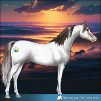 Horse Color:Classic Champagne Roan Tobiano Appaloosa Rabicano 