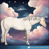Horse Color:Gold Cream Champagne Roan Dun 