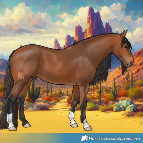 Horse Color:Bay 
